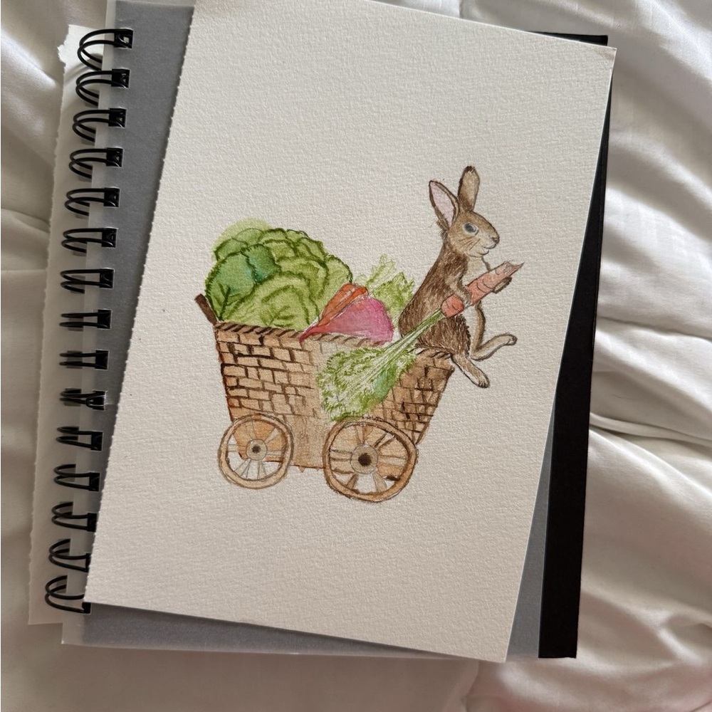 Peter rabbit Post Card water color